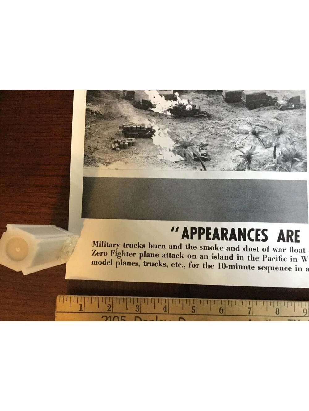 Illustrated Current News Photo - Military Zero Fighter WWII Film Model Movie War